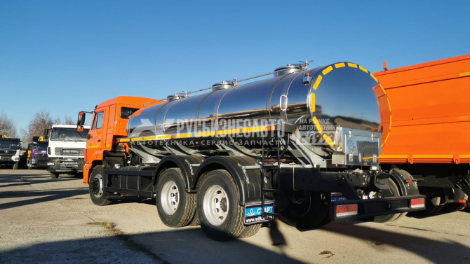 Купить АЦ пищевая КАМАЗ-65115 (мод. 568703, 10 м3, 3 отс., СТАРТ) 				 в компании Русбизнесавто - изображение 7