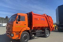 КО-456-12 на шасси КАМАЗ 43255-3010-69, мусоровоз, 10м3, задн. загрузка