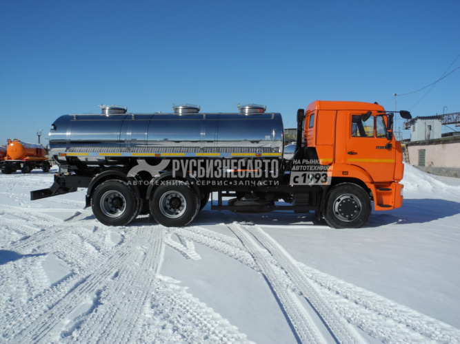 Купить АЦ пищевая КАМАЗ-65115 (мод. 568703, 10 м3, 3 отс., СТАРТ) 				 в компании Русбизнесавто - изображение 2