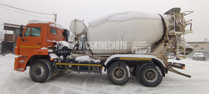 Купить Автобетоносмеситель 5814Z9,КАМАЗ 6520 6х4 б/у(2023 г.,25135 км. 1 677 м/ч )(1952) в компании Русбизнесавто - изображение 7