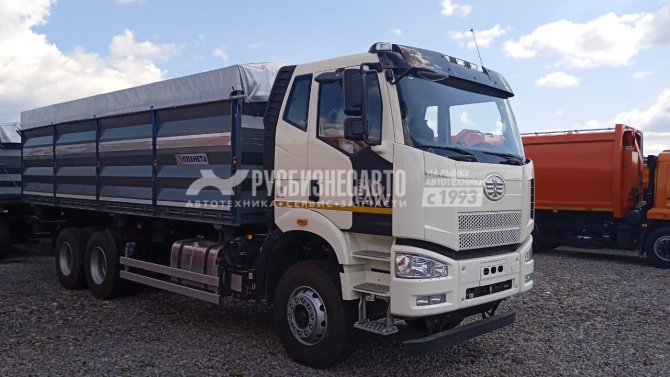 Купить FAW CA3250 ПЛАНЕТА 5529FW1 самосвал зерновоз 2-х сторонний 30 м.куб.6х4 в компании Русбизнесавто - изображение 1