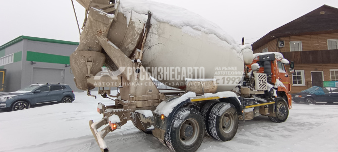 Купить Автобетоносмеситель 5814Z9,КАМАЗ 6520 6х4 б/у(2023 г.,25135 км. 1 677 м/ч )(1952) в компании Русбизнесавто - изображение 4
