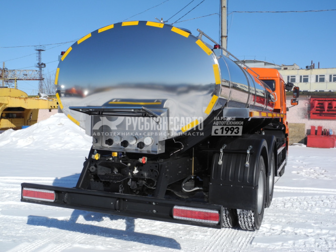 Купить АЦ пищевая КАМАЗ-65115 (мод. 568703, 10 м3, 3 отс., СТАРТ) 				 в компании Русбизнесавто - изображение 1